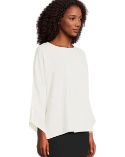 Dolman Sleeve Round Neck Blouse