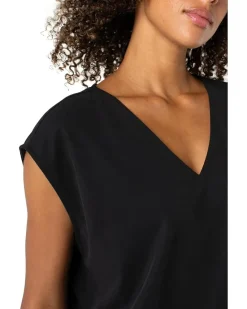 Dolman Sleeve V-neck Top