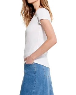 Drapey Rib Scrunch Tee