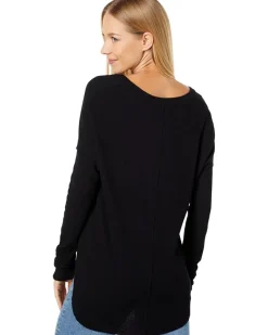 Drop Shoulder V-Neck Tee