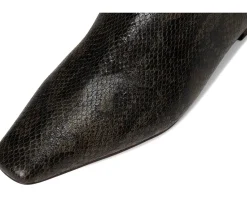 Easy Does It Snake Print Ankle Boots