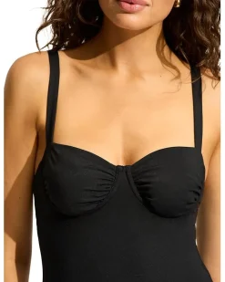 Eco Collective Ruched Underwire One-Piece