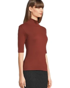 Elbow Sleeve Turtleneck
