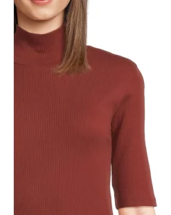 Elbow Sleeve Turtleneck