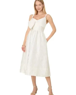 Ellara Jacquard Midi Bow