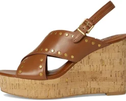 Ellna Cross-band Wedge Sandals