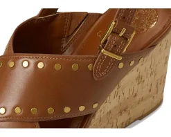 Ellna Cross-band Wedge Sandals