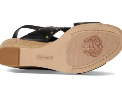 Ellna Cross-band Wedge Sandals