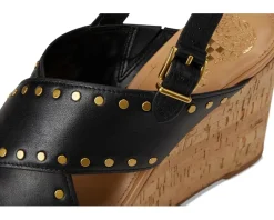 Ellna Cross-band Wedge Sandals