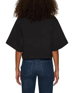 Embelished Semi Crop Tee