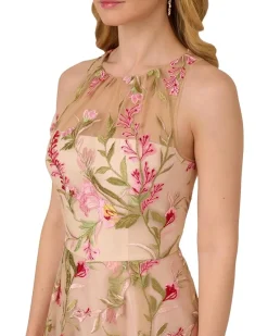 Embroidered Fit-and-Flare