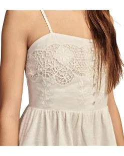 Embroidered Henley Tank