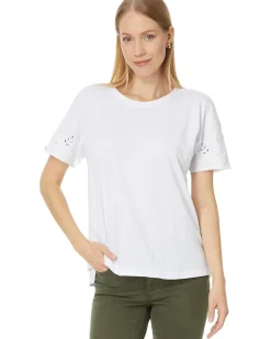 Embroidered Short Sleeve Crew Tee