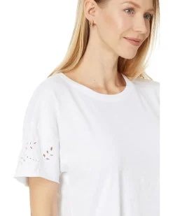 Embroidered Short Sleeve Crew Tee