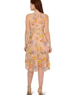 Embroidery Midi Dress