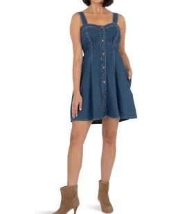 Emiko A-Line Sweetheart Dress with Smocking