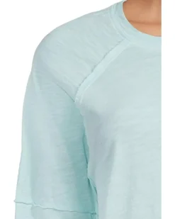 Enzyme Wash Jersey - Raglan Sleeve Tee with Seam Detail