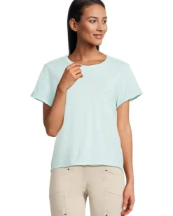 Enzyme Wash Jersey - Short Sleeve Crew Neck Tee