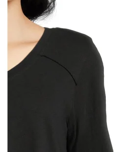 Enzyme Wash Jersey - V neck -3/4 Sleeve Tee