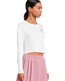 Essentials Cropped Long Sleeve Baby Tee