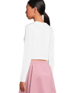 Essentials Cropped Long Sleeve Baby Tee