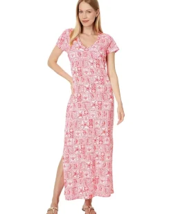 Etta Short Sleeve Maxi Dr