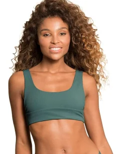 Eucalyptus Rib Donna Sporty Bralette Top