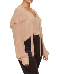 Fade Into You Ruffle Blouse