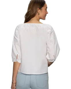 Fallen Blooms Linen Blouse