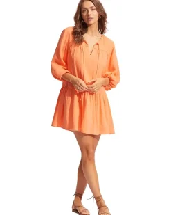 Fallow Textured Cotton Cover-Up