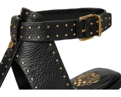 Faunie Studded Cone Heel Sandals