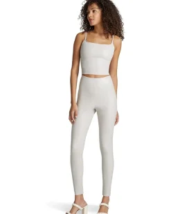 Faux Leather Cami Crop Top FLT214