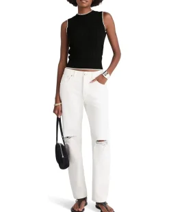 Femme Peplum Emi Sleevless Stitch Top