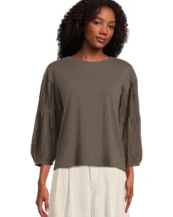 Femme Woven Mixy Long Sleeve