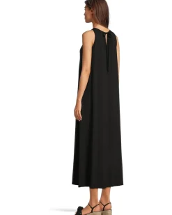 Fine Stretch Jersey Knit Maxi Dress