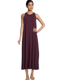 Fine Stretch Jersey Knit Maxi Dress