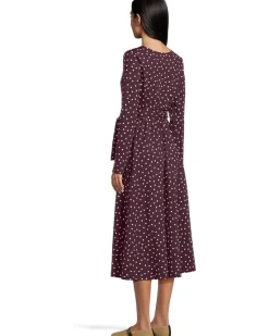 Fit & Flare Faux Wrap Dress