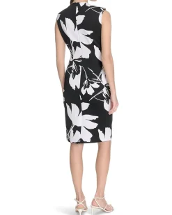 Floral Scuba Sheath
