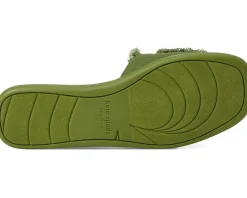 Flourish Canvas Flat Sandals