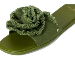 Flourish Canvas Flat Sandals