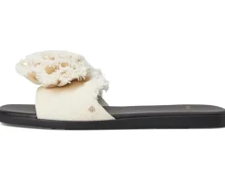 Flourish Canvas Flat Sandals