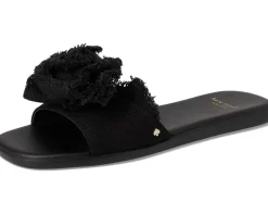 Flourish Canvas Flat Sandals