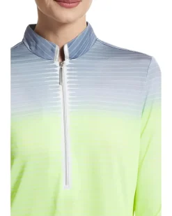 Flux Print 3/4 Sleeve Top