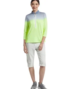 Flux Print 3/4 Sleeve Top