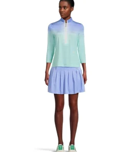 Flux Print 3/4 Sleeve Top