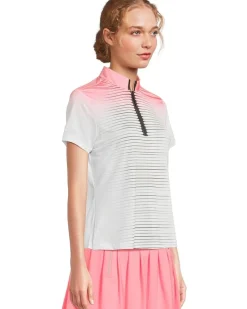 Flux Print Short Sleeve Top