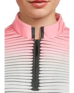 Flux Print Short Sleeve Top