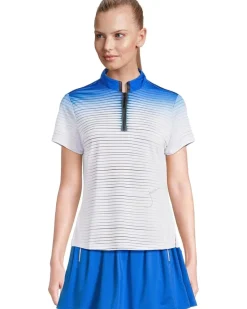 Flux Print Short Sleeve Top