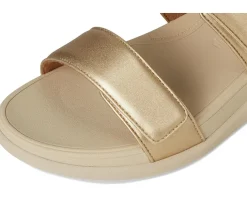 F-Mode Go Adjustable Flatform Back-Strap Sandals