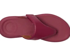 F-Mode Go Adjustable Flatform Toe-Post Sandals